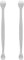 iplusmile 2 Pcs Stainless Double-Head Weighing Spoon, Sampling Scoops, Micro Spoon for Laboratory, Baking, Measuring Tools, Cooking Accurate Measurement and Sampling