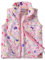 Mud Kingdom Gilet in Pile Leggero Invernale per Bambina Caldo 3 Anni Rosa Floreale