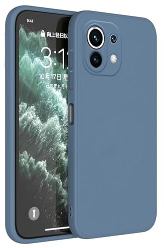 Topme Handyhülle Hülle Fur Xiaomi MI 11 (6.81 Inches) Case Schutzhülle, Hautschutz Aus TPU Silikonhülle - Lavendelgrau