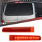 njssjd 2x LED Drittes Bremslicht Hochmontierte Bremsleuchte für V-W T5 T6 T6.1 Transporter Kastenwagen Multivan Caravelle (mit hinteren Doppeltüren) Hinteres zentrales hohes Bremslicht Rote Linse