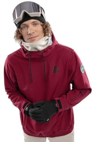 SIROKO - Snowboardjacke W1 Groenland - S - Bordeauxrot