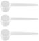 3 PCS 10ml Plastic Measuring Spoon Scoops Protein Scoop 5g Milk Powder Scoops Dosing Spoons Coffee Scoop Medicine Spoon Dishwasher Safe Reusable Spoons for Liquids Powders Kitchen Cooking Tool