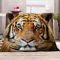 Tiger Kuscheldecke Flauschig Decke 220x240cm 3D Tiger Fleecedecke Weich Sofadecke Warm Bettdecke Decken Wohndecke Tagesdecke Sofaüberwurf Schlafdecke Couchdecke Bettüberwurf C835