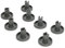 KGA Supplies Lower Basket Wheel Kit Compatible With Zanussi Dishwasher Models ZDT40, ZDT41, ZDT420, ZDT425, ZDT430, ZDT431