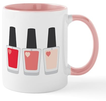CafePress Nail Polish Manicure Mugs 11 oz (325 ml) Ceramic Coffee Mug