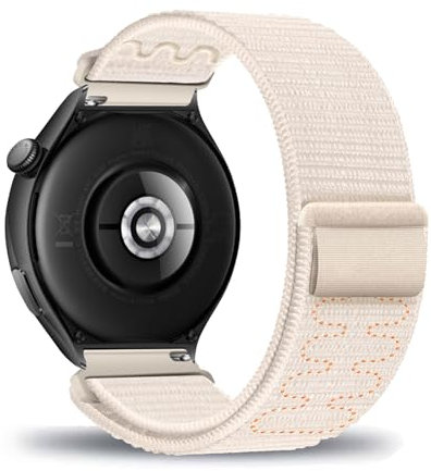 DINGK Armband kompatibel mit Motorola Watch 360 Uhrenarmband Sports Geflochtenes Elastic Nylon Atmungsaktives Verschleißfest Verstellbares Ersatzarmband für Moto Watch 360 (9)