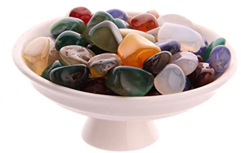 Cabilock 100g Edelstein Achatstein Heilstein Trommelstein Natürlich Zum Kabbeln Schneiden Lapidarieren Polieren Gartendekoration Aquariumstein