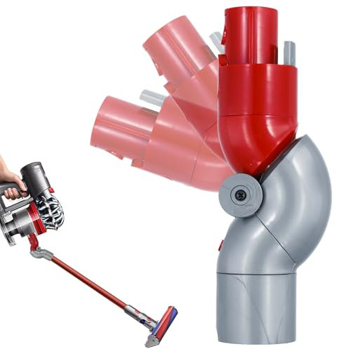 Adapter Kompatibel mit Dyson Staubsauger V7, V8, V10, V11, V15 zubehör Flex Adapter Winkeladapter Schnellauslöse Schnellverschluss Biegeadapter für Ersatzteile Flex Adapter