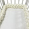 GYCF Knoten Geflochtenes Kissen, Kuschelschlange Kopfschutz, Bett Kissen Rausfallschutz Kinder, Knotenkissen, Handgefertigtes, Weiches Knotenkissen,A01,4 m