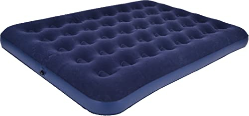 AVENLI Relax Materasso Gonfiabile Floccato, PVC-Poliestere, Blu, Matrimoniale, 191 x 137 x 22 cm