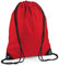Shirtinstyle Sportbeutel, Gymnastikbeutel, Gymsac, Schuhbeutel mit Kordel, Farbe red
