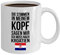 Kroatien Tasse Die Stimmen in meinem Kopf sagen mir Ich muss nach Kroatien Kaffeebecher Keramik 375ml Flagge Hrvatska