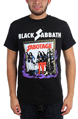 Black Sabbath T Shirt - Sabotage 100% Official US Import