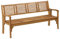 Dehner Klappbank Douglas, 4-Sitzer, ca. 180 x 61.5 x 89.5 cm, FSC®-zertifiziertes Akazienholz, geölt, Natur