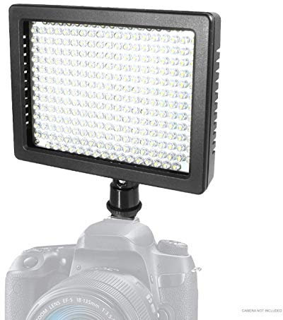 Digital Nc Luce Video Professionale Multi-LED dimmerabile a Lunga Durata (Testa Girevole) per Canon VIXIA HF G40