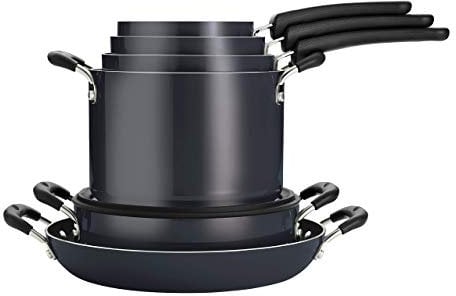 Tramontina Nesting 11 Pc Nonstick Cookware Set - Gray