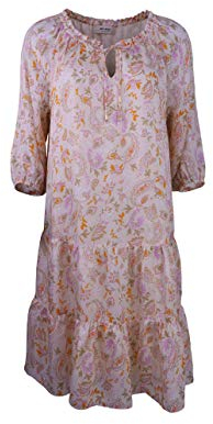 Mos Mosh Damen Kleid Tinka Chintz Dress Peach Parfait orange - XS
