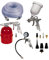 Original Einhell 13-tlg. Druckluftset (Kompressor-Zubehör, für Arbeitsdruck von 8 bar, inkl. Sprühpistole, Adapter-Set, Farbspritzpistole, Reifenfüller)
