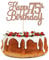 Gyufise 3Pcs Happy 75th Birthday Cake Topper Glitter 75th Birthday Cake Pick Cheers to 75 Years Old 75 Fabulous Cake Decorations for 75th Birthday Theme Party Supplies Rose Gold