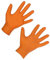 Keron Nitril Einmalhandschuh X-Grip 240Mm, 50 St, Gr. Xl, Orange