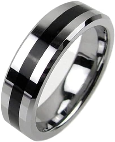 VIHEEVA Magische Requisiten Magischer starker magnetischer Ring für professionelle Zauberer Requisiten Bühne Zaubertricks Zauberringe Zubehör (schwarz/Silber, 19 mm)