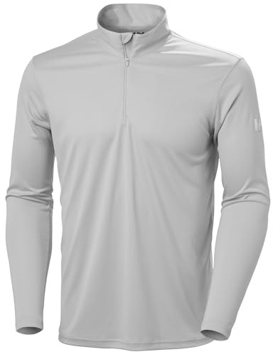 Helly Hansen Herren Hh Tech 1/2 Zip 2.0 Undershirt, Grey Fog, XL EU