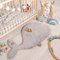 Little Olly Kinderteppich - Huggy Wal Grau - Einfarbig, Tier - Modern - Kinderzimmer, Babyzimmer - Jungen - Mädchen - Carpet