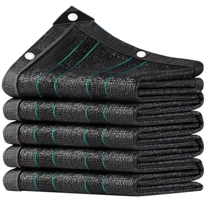 8x12m Rete Ombreggiante per Giardino Esterno, Telo Ombreggiante Serra con Occhielli, Tessuto Ombra Antistrappo Et Protezione Solare, 85% Panno Ombra Campeggio