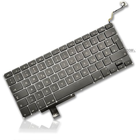 Keyboard German compatible with Apple Macbook Pro 17 A1297 2009-2011 DE QWERTZ, Right, Wired, Mechanical, USB, Plastic, Keyboard