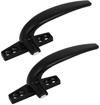 Sourcingmap® 2 Stück Aluminum Legierung Flügelfenster Verriegelungsgriff Griff rechts Hand de