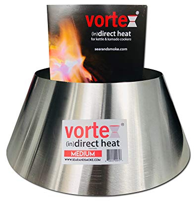 VORTEX (IN) DIRECT HEAT Medium Grill Vortex BGE Kamado Bouilloire charbon (en) cuisson directe - REAL, USA MADE