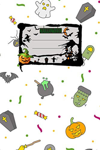 Halloween Notizbuch: DIN A5 Notiz Buch für den Halloween Fan mit 120 Seiten. Als Planer, Tagebuch, Info Heft, Logbuch für die Halloween Party zu ... Freak. Tolles Halloween Dekoration Geschenk.