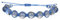 KELITCH Bunte Kristall Mond-Stein Perlen Armbänder Freundschaft Armband Handgemachte Boho Einstellbar Armbänder Armreifen