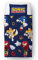 Character World Sonic The Hedgehog Offizielles Bettbezug-Set für Einzelbetten | Jump-Design wendbare 2-seitige Bettwäsche inklusive passendem Kissenbezug Brands Gaming Einzelbett Bettset | Polycotton