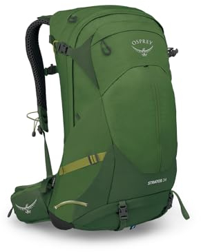 Osprey Stratos Herren Rucksack, 34L, Seaweed/Matcha Green, O/S