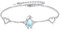 Pinguin Armbänder für Damen Sterling Silber Mondstein Schmuck Einstellbare Kette Armband Schmuck Geschenke für Damen