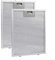 Paquete de 2 filtros de grasa de metal de repuesto para campana extractora, 280 x 350 x 9 mm, filtro de ventilación de aluminio de 5 capas apto para muchas marcas de campanas extractoras