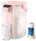 Waterdrop Instant Electric Water Filter Jug with a 3-Months Filter, 3.5L Countertop Water Filter System, Reduces Chlorine, Lead, Mercury, Reduce PFAS, PFOA/PFOS, 757 Litres, Pink (NOT Reduce TDS)