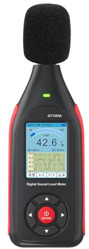 Professional Environmental Sound Levels Meter for Environmental Noise Assessment 43000 Record Capacity USB Connection
