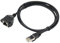 Cable RJ45 de 500 cm, 200 cm, 100 cm, Cat5e macho a hembra, montaje en panel, cable Ethernet, cable de extensión de red