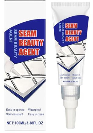 Kit de réparation de mortier de carrelage - Kit de remplissage pour carrelage fissuré - Pour cuisine, salle de bain - Carreaux de sol imperméables - 100 ml