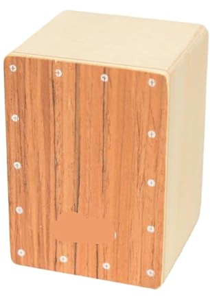 Cajon Cajon-Box-Trommel aus Holz – Schlaginstrument for Heim- und Bühnenauftritte(Brown Wooden)