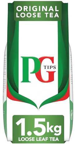 PG Tips Original | Loose Leaf Black Tea Bulk | Refreshing & Flavourful | Ideal For Office Catering | 1.5kg | 480 Servings