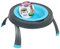 Dexas Popware for Pets Single Elevated Pet Feeder, Gray/Blue, Large/4 Cup Capacity (PW140432312)