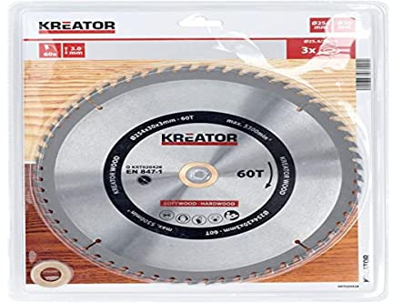 KREATOR KRT020428 - Lame de scie à bois 254mm60d