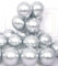 AULE Palloncini Elio Argento Metallizzati: 50 Pezzi 30cm Palloncini Elio Palloncini Argento per Feste Grigio Palloncino in Lattice per Matrimonio Laurea Addio al Nubilato Decorazioni