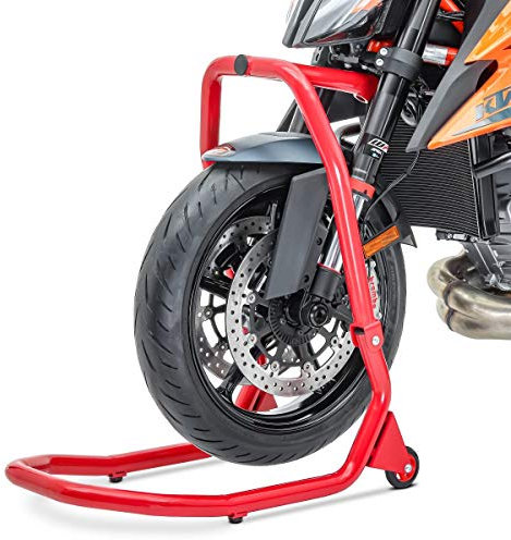 Motorrad Lenkkopf Montageständer Constands V4 rot mit 17,8mm PIN