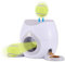 BTSEURY Automatische Pet-Feeder-Fetch-Tennisball, Hundetraining-Spielzeug, interaktive Wurf-Ballmaschine (Tennis-Feeder + 2 Tennisbälle + 1 Schaufel)