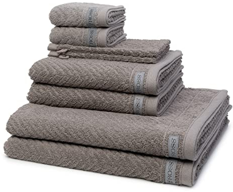 Ross - Smart - 2 X Wasch- 2 X Gäste- 2 X Dusch- 2 X Handtuch im Set (8er Set Flanell)