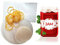 20 x 2lb Jam Pot Covers Labels with Elastic Rubber jam Jar covers and wax discs (2lb Jam Pot Covers)